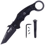 Nóż składany FOX The Dart Karambit Black G10, Black Idroglider N690 by