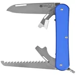 Scyzoryk Fox Vulpis S4 Sky Blue Aluminium, Polished N690Co (FX-VP130-S
