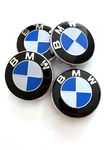 Fabryczne dekielki kapselki znaczki loga zaślepki zamienne 4X 68 mm do felg BMW