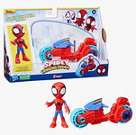 Hasbro Marvel Spidey Amazing Friends - Figurka Spidey na motorze F7459