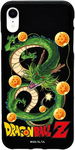 Etui do iPhone'a XR Czarne z motywem Dragon Ball Z Shenron i Balls