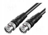 GOOBAY Kabel 2x wtyk BNC 50Ohm czarny 5m