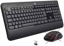 Logitech MK540 Bezprzewodowa klawiatura, francuska klawiatura AZERTY (OPIS)