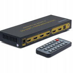 KanaaN Leicke 4K HDMI 6x2 Matrix Switch - Przełącznik Matrycowy z Pilotem