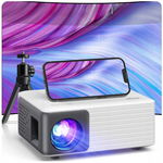 AKIYO Mini Projektor 1080P WiFi Bluetooth Przenośny Kino Domowe