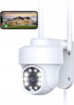 NETVUE Kamera zewnętrzna WiFi FHD 360° z kolorowym noktowizorem