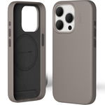 MOFT Etui MOVAS do iPhone 15 Pro z MagSafe - brązowe, wegańska skóra