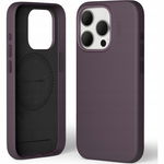 MOFT Etui MOVAS do iPhone 15 Pro z MagSafe - BlackBerry, wegańska skóra