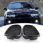 LMYDIDO Kratki Chłodnicy do BMW Serii 5 E39 1996-2004 LCI Błyszczące Czarne
