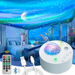 Item Emporium Projektor zorzy polarnej 5 w 1 - galaktyczne światło i relaks