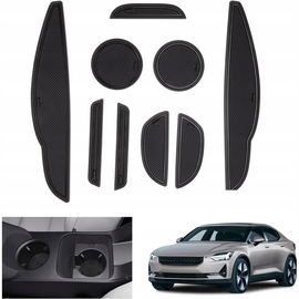GAFAT Zestaw Antypoślizgowych Mat Gumowych do Polestar 2 2021-2025 (Czarne)
