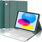 JADEMALL Etui z klawiaturą i gładzikiem do iPada 10. generacji (QWERTY IT)