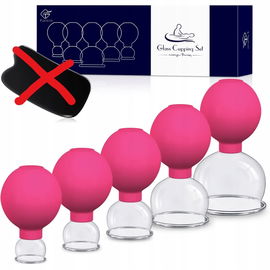 Zestaw 5 Szklanek do Baniek z Prawdziwego Szkła