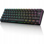 ROYAL KLUDGE RK61 - Mechaniczna Klawiatura Gamingowa 60% RGB AZERTY