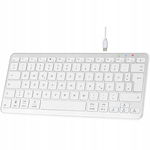 Qulose - bezprzewodowa klawiatura Bluetooth QWERTZ DE, ładowana USB-C