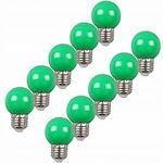 Aiwerttes LED E27 G45 2W - 10 Kolorowych Żarówek Dekoracyjnych