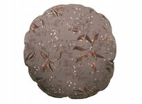 COZY LIVING Ozdobna poduszka Milo Cozy Living Ø45 cm, kolor taupe