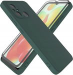 Kompatybilne etui Xiaomi Redmi 12C / 11A 4G, silikonowe, ciemnozielone