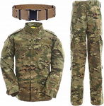 Mundur taktyczny QHIU z paskiem Airsoft Paintball Outdoor rozmiar 3 el. XL