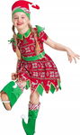Elf Kostium Dzieci IKALI buty, czapka 4-6 lat