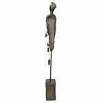 WESTWING ArteLibre Dekoracyjna Statuetka figurka 7,5x7,5x46,5 cm srebrna