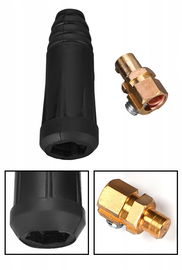 Wtyczka panelu kabla spawalniczego TIG QAQGEAR DKJ35-50 315 Amp 4 sztuki