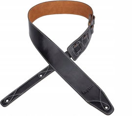 Pasek do gitary basu Raym Velvet Lined ze skóry naturalnej 108 cm-140 cm