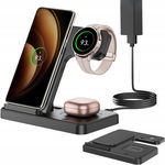 Ładowarka bezprzewodowa Geekera 3w1 do Samsung S25 S24 Z Fold Flip Watch 7