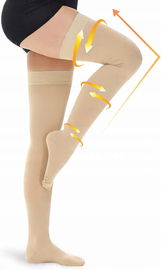 Beister Pończochy Kompresyjne przeciwżylakowe uciskowe 15-20mmHg rozmiar XL