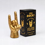 Luckies You Rock Gold Salute Lucky Charm | Ring Holder Dekoracja 8x18x6 cm