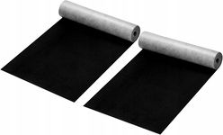 Tkanina Samoprzylepna Aksamitna Czarna 20x148cm Odzież Plecak Buty 2 szt.