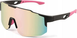 FEISEDY Okulary sportowe rowerowe lustrzane bieganie enduro UV400 B2388