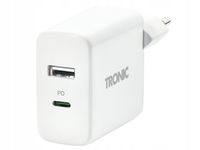 TRONIC Podwójna ładowarka USB, TSLEU 32 A1, PD, 32 W - BIAŁA