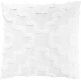 WESTWING Poszewka na poduszkę Lorna 50x50 cm biała