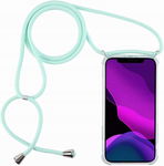 Etui na Pasek na Szyję na Smycz, Miętowo-Zielone Xiaomi Mi 10 PRO 5G