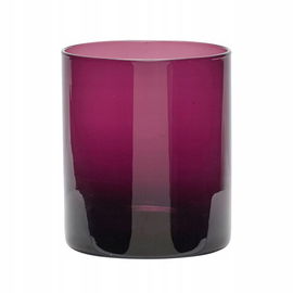 westwing Świecznik na podgrzewacze tealight Flicker Burgundy O 9 wys. 10 cm