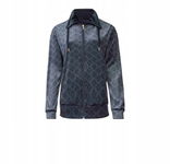 Bluza welurowa damska Esmara rozpinana niebieska kwiaty rozmiar S 36/38