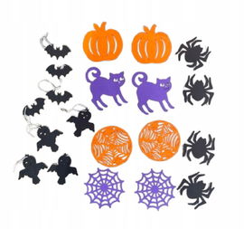 HALLOWEEN dekoracje z filcu 20 elementów LIDL