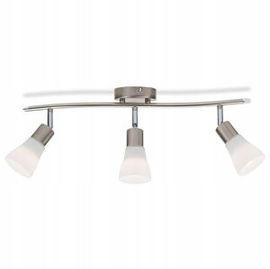 LIVARNO home Lampa sufitowa LED 3 żarówki 54cm BRAK 2 KLOSZY