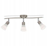 LIVARNO home Lampa sufitowa LED 3 żarówki 54cm BRAK 2 KLOSZY