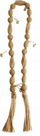 WESTWING Girlanda drewniana z dzwoneczkami „Bohomas” 100 cm