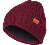 HASAGEI czapka zimowa męska damska unisex bordo