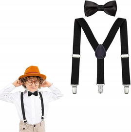 Butyeak szelki regulowane + muszka czarna