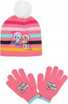 Paw Patrol Skye Everest zestaw zimowy 2-częściowy czapka+rękawiczki 3-5 lat