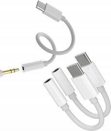 Adapter słuchawkowy USB C Aux (3 sztuki) 3,5 mm