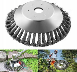 Lihaian Szczotka do chwastów do podkaszarki kosy size 8" 20 cm