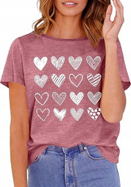 Tshirt koszulka ciemnyróż SERCA rozmiar S