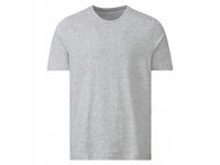 T-shirt męski bawełniany Livergy rozmiar M 48/50 Szary melanż