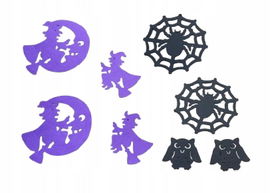 HALLOWEEN dekoracje z filcu 8 elementów LIDL