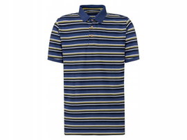 LIVERGY Polo męskie z krótkim rękawem w paski bawełniane rozmiar S